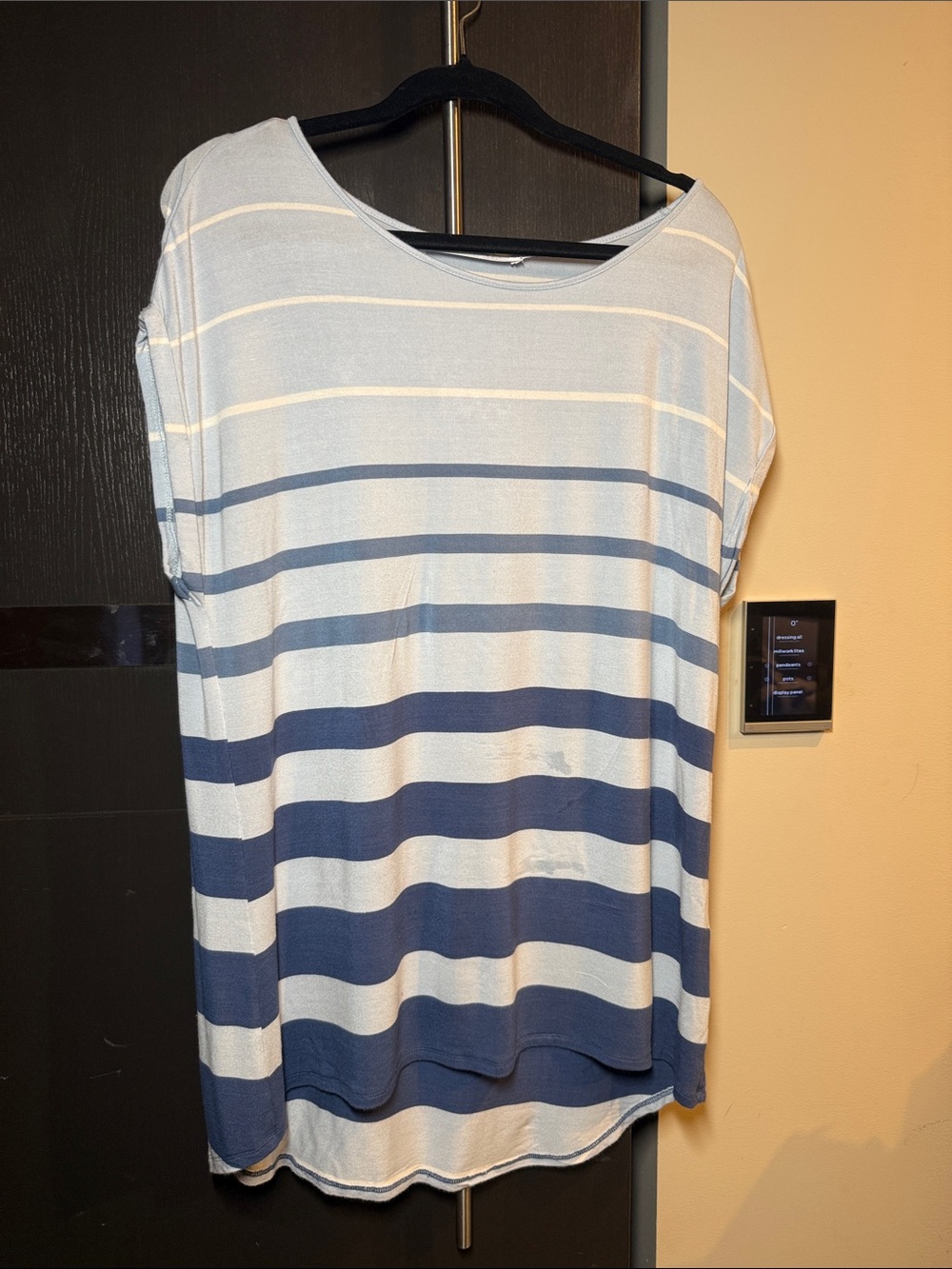 Simons Blue and White Striped Tunic